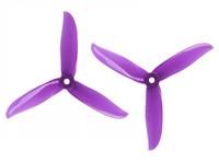 DALPROP Cyclone T5047C Pro 3-blade Transparent Purple POPO Propeller for Racing Drone [1505513-tpl]